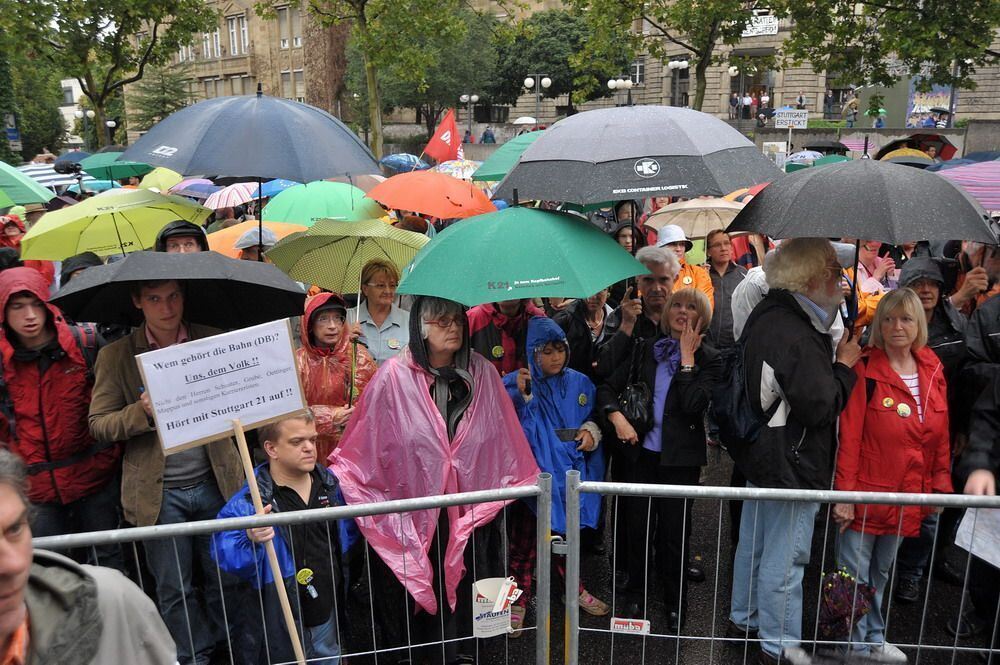 Großdemonstration gegen Stuttgart 21 August 2010