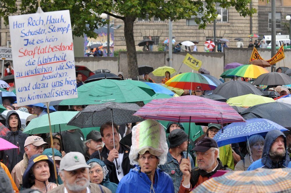 Großdemonstration gegen Stuttgart 21 August 2010