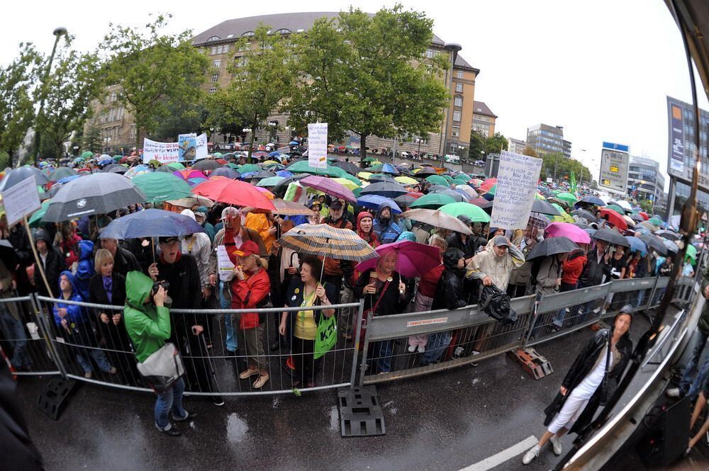 Großdemonstration gegen Stuttgart 21 August 2010