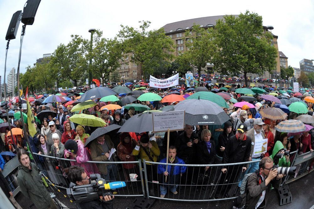 Großdemonstration gegen Stuttgart 21 August 2010