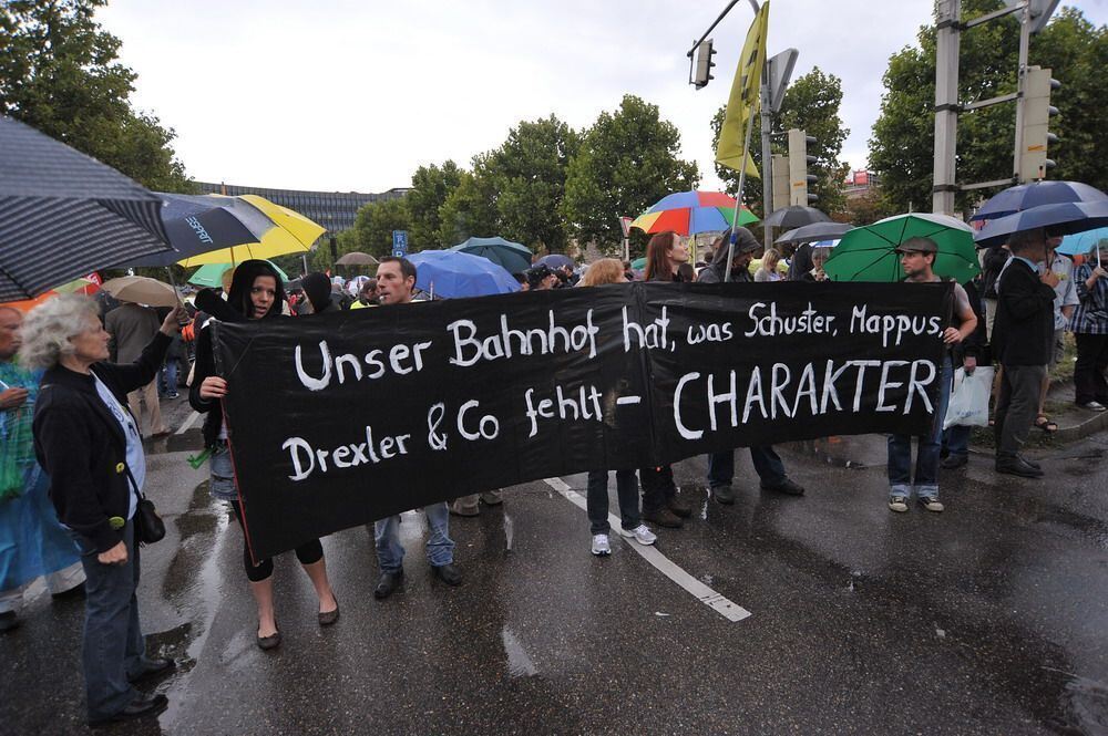 Großdemonstration gegen Stuttgart 21 August 2010