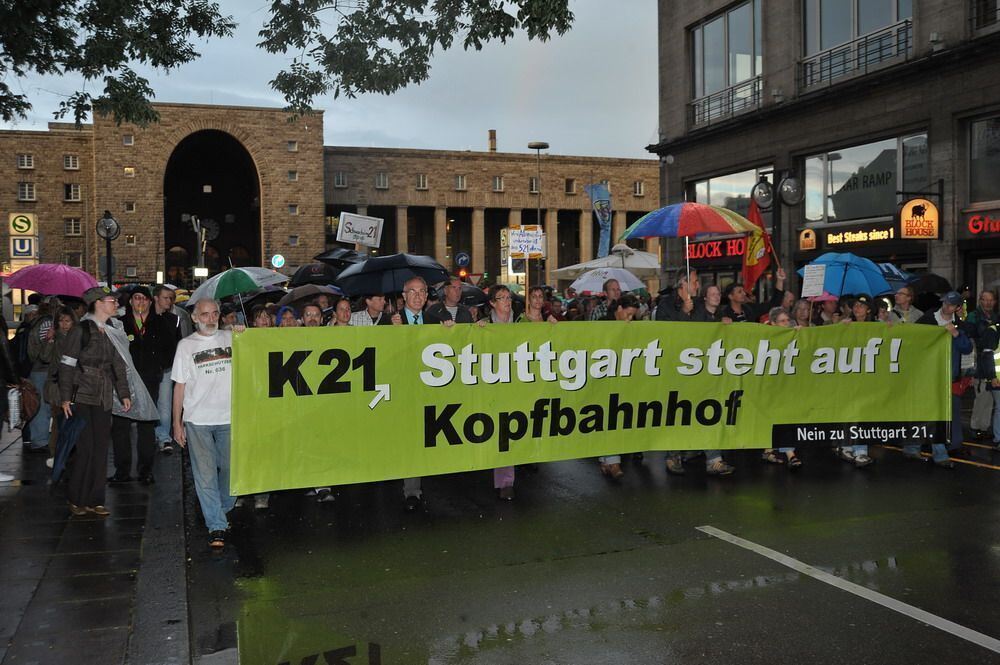 Großdemonstration gegen Stuttgart 21 August 2010