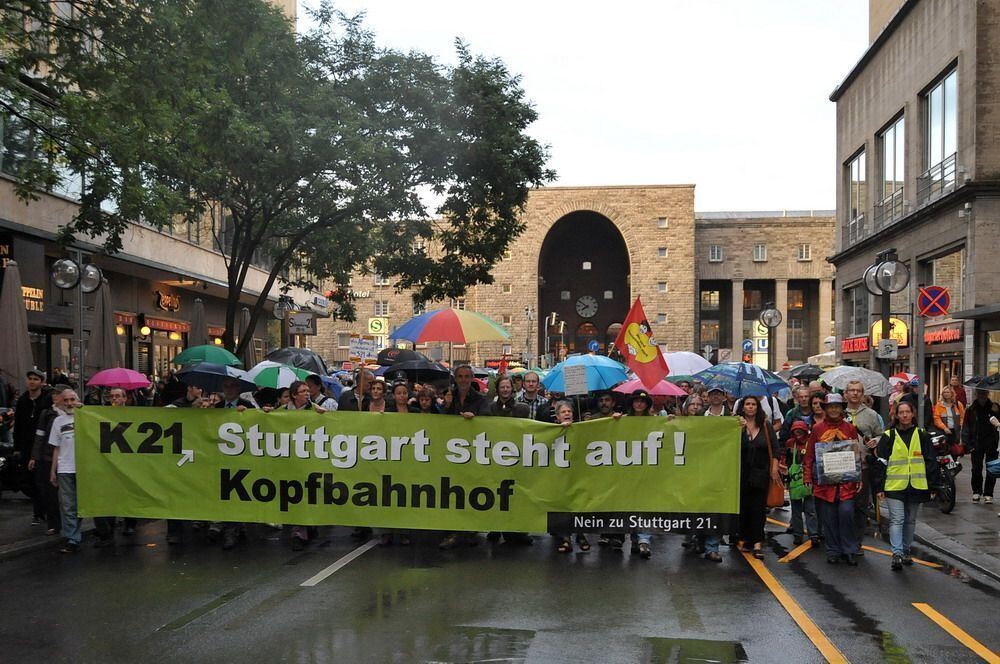 Großdemonstration gegen Stuttgart 21 August 2010