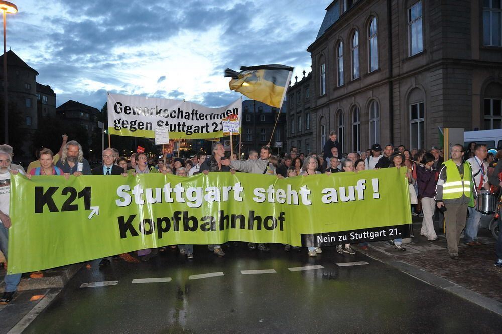 Großdemonstration gegen Stuttgart 21 August 2010