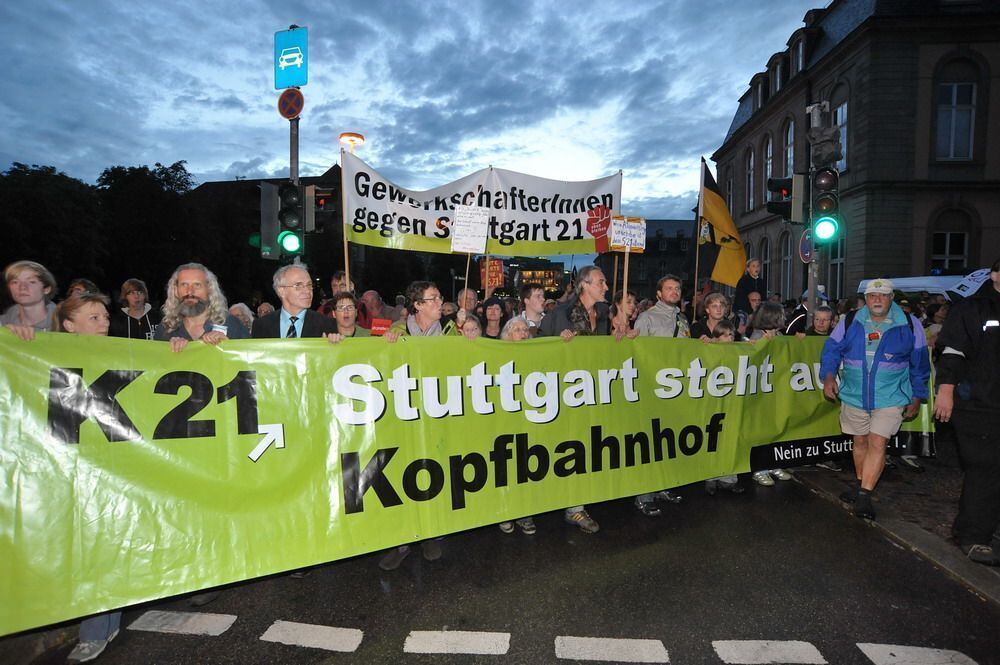 Großdemonstration gegen Stuttgart 21 August 2010