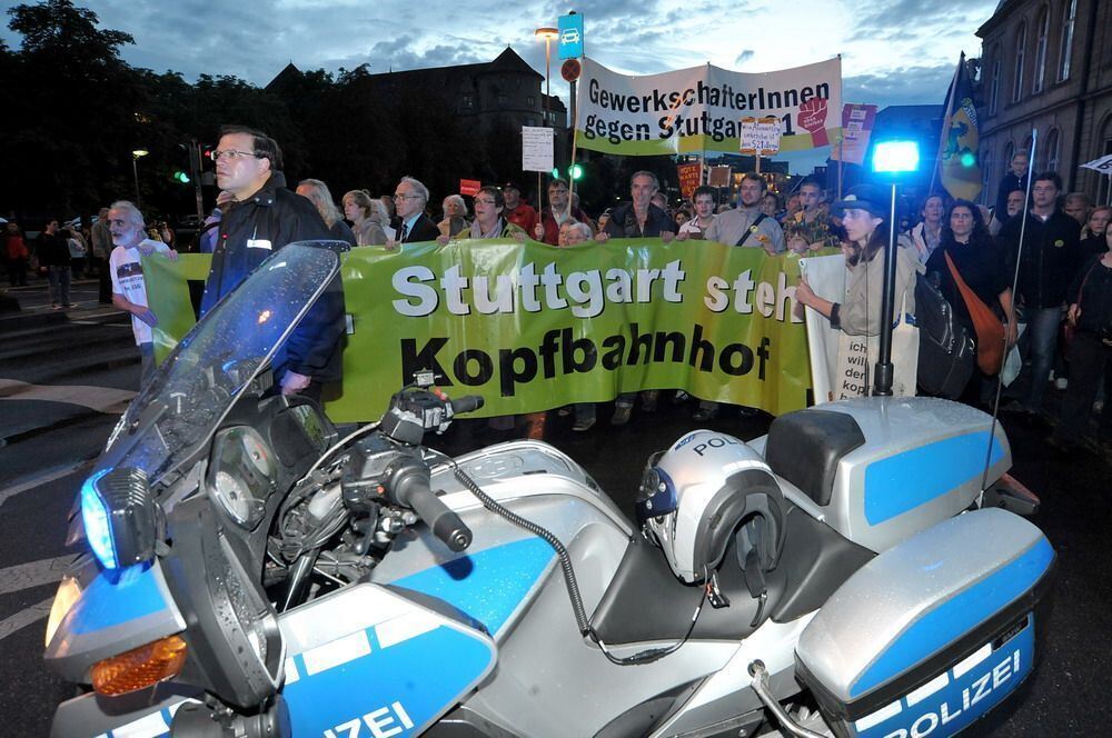 Großdemonstration gegen Stuttgart 21 August 2010