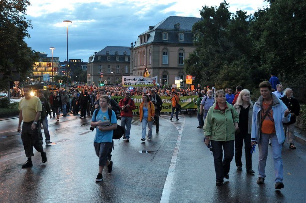 Großdemonstration gegen Stuttgart 21 August 2010