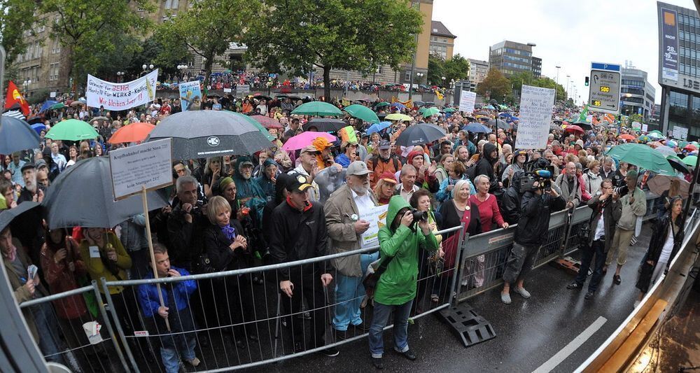 Großdemonstration gegen Stuttgart 21 August 2010