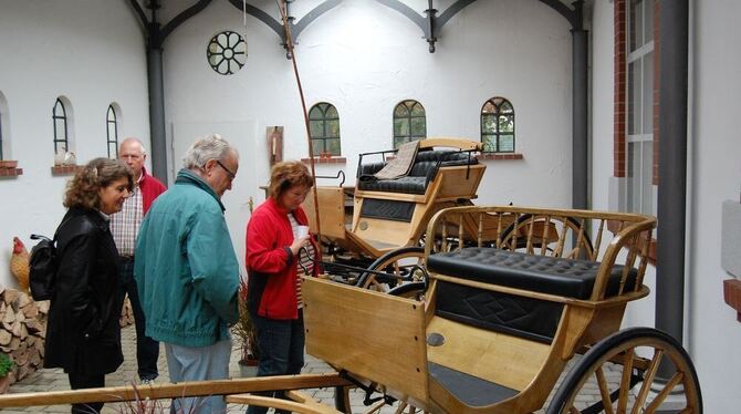 Schritt für Schritt zur fertigen Kutsche  FOTO: Pfisterer