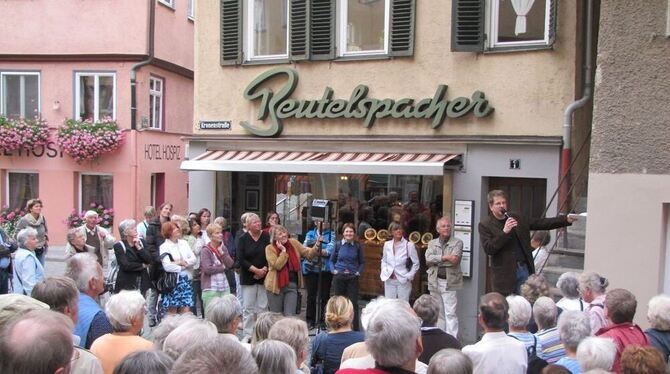 In der Reihe »Kennen Sie Tübingen?« wandelten die Teilnehmer, die sich für den Komponisten Philipp Friedrich Silcher interessier