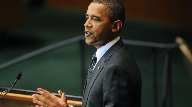 US-Präsident Barack Obama am Mittwoch während des Millenniumsgipfels in New York.