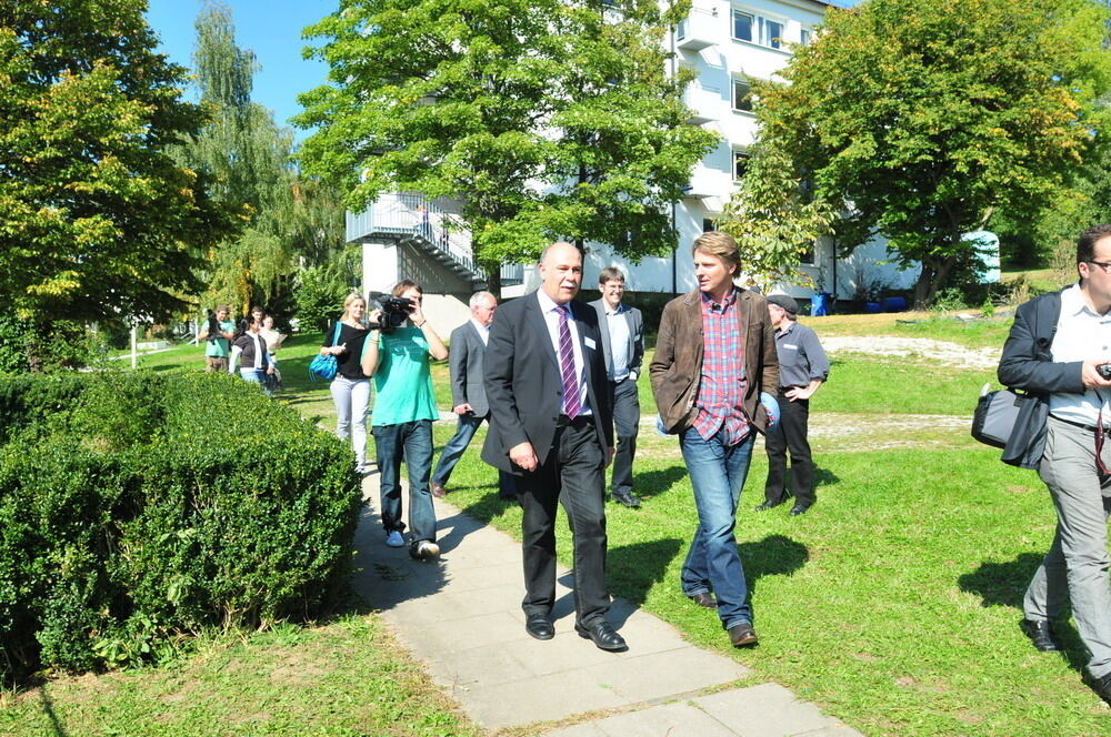 Jörg Pilawa zu Besuch in Mössingen Foto: Meyer