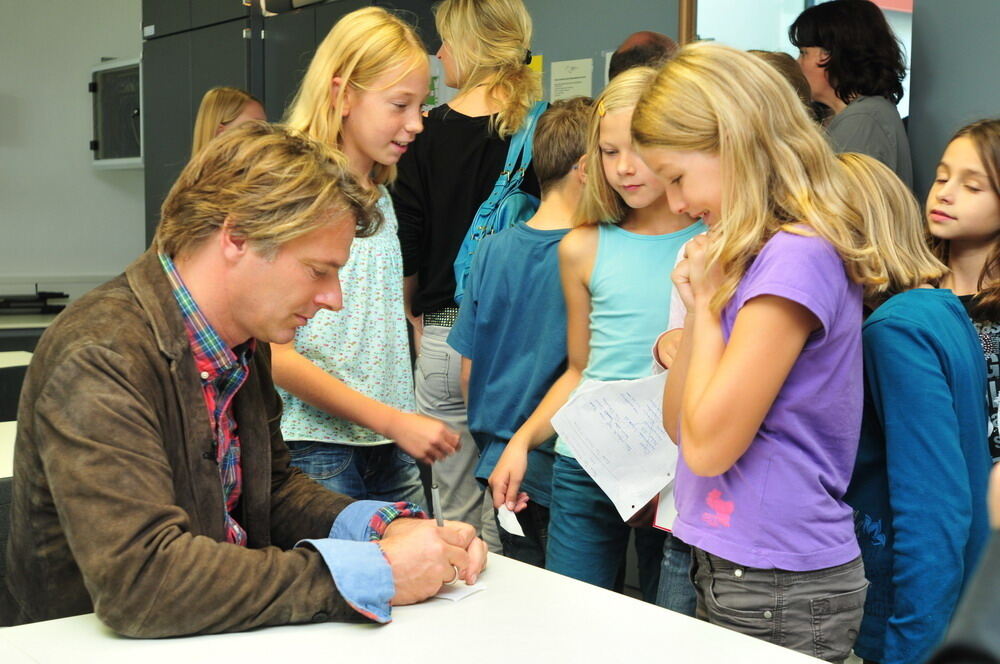 Jörg Pilawa zu Besuch in Mössingen Foto: Meyer