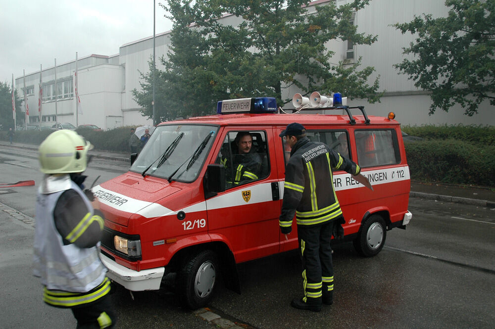 Jugendfeuerwehr und Jugendrotkreuz bei ihrer Großübung