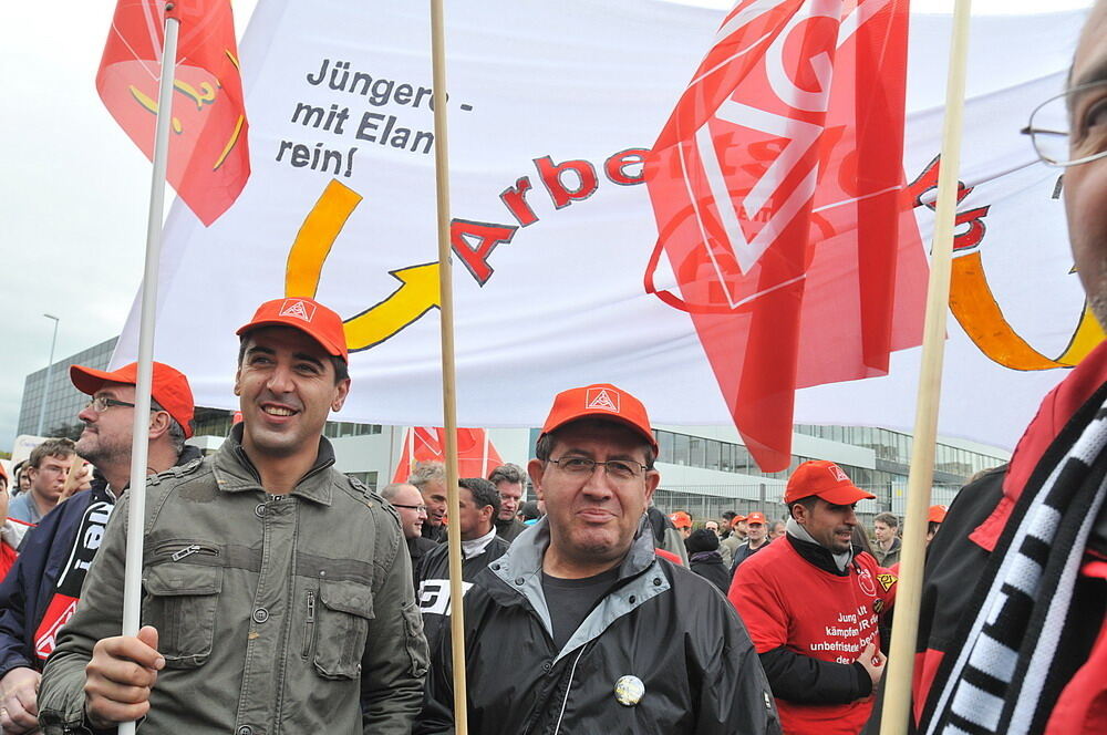 Protestaktion Bosch Reutlingen Oktober 2010