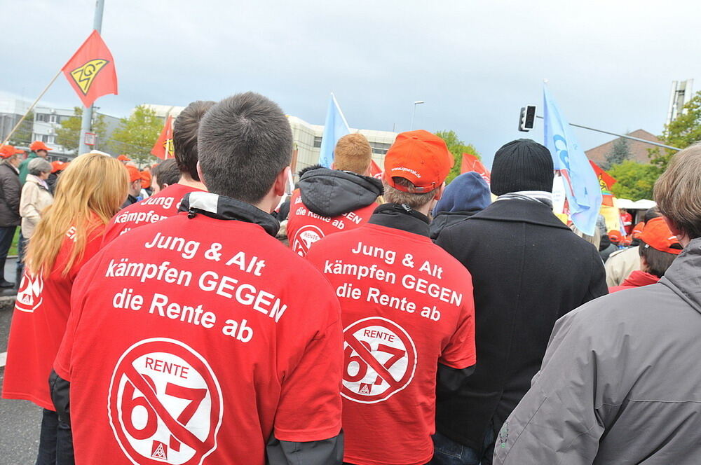 Protestaktion Bosch Reutlingen Oktober 2010