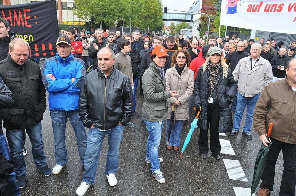 Protestaktion Bosch Reutlingen Oktober 2010