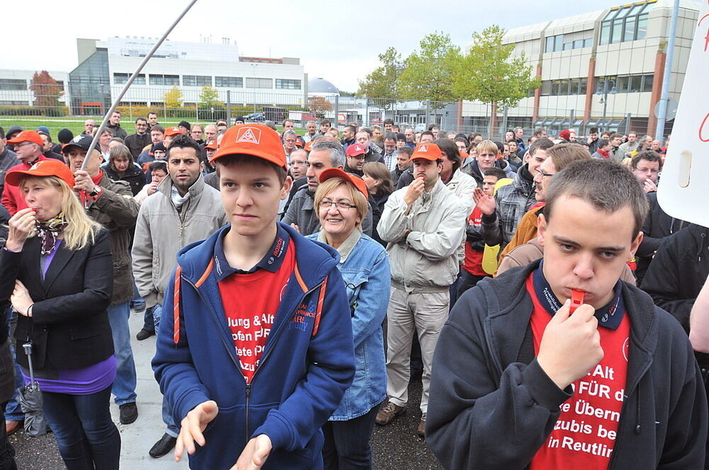 Protestaktion Bosch Reutlingen Oktober 2010