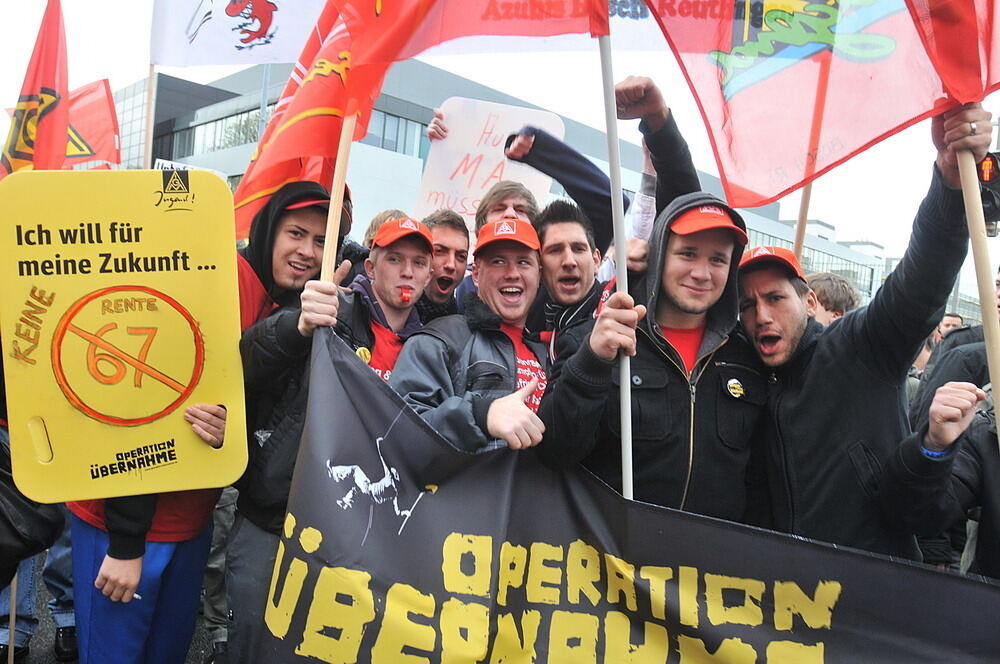 Protestaktion Bosch Reutlingen Oktober 2010