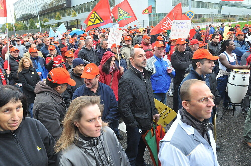 Protestaktion Bosch Reutlingen Oktober 2010