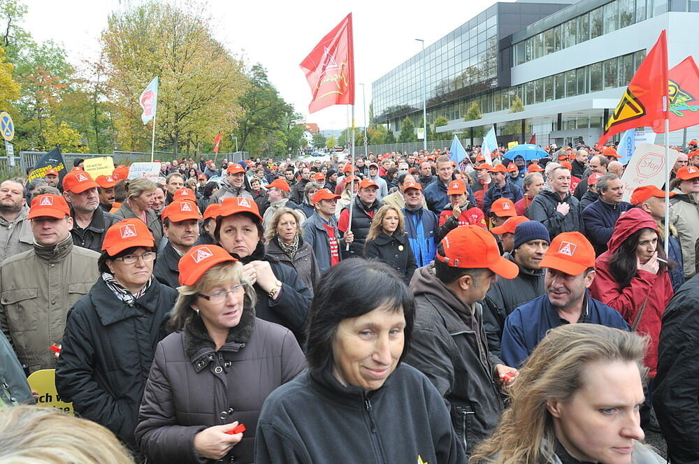 Protestaktion Bosch Reutlingen Oktober 2010