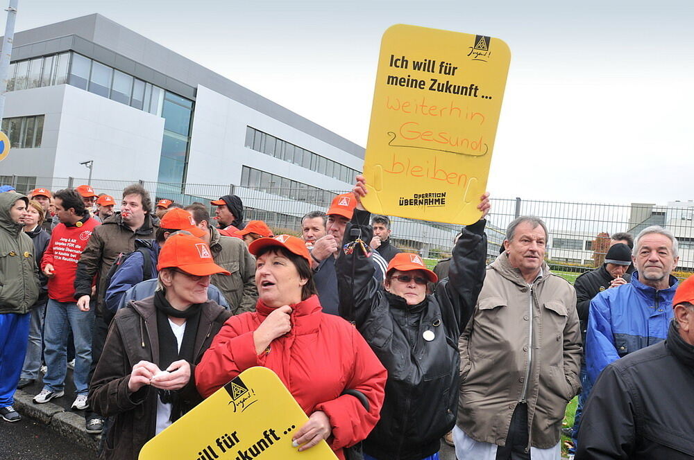 Protestaktion Bosch Reutlingen Oktober 2010