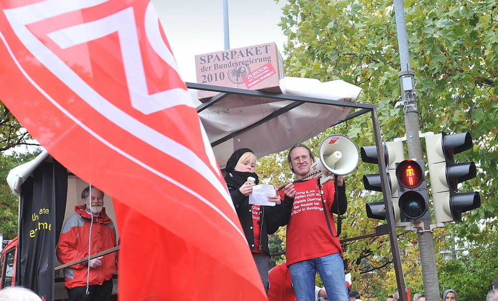 Protestaktion Bosch Reutlingen Oktober 2010