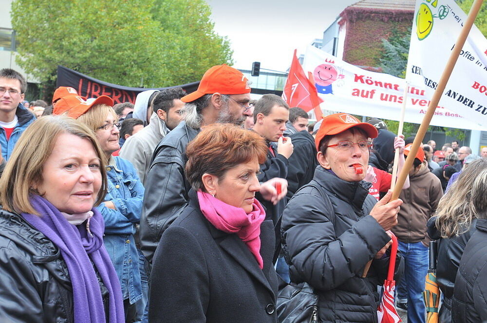 Protestaktion Bosch Reutlingen Oktober 2010