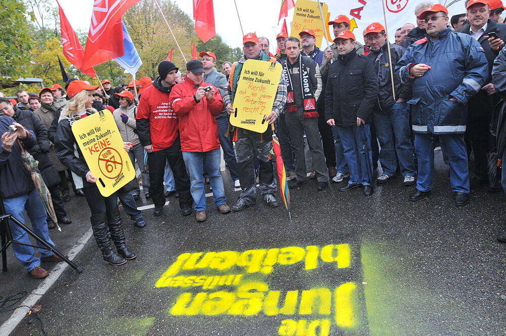 Protestaktion Bosch Reutlingen Oktober 2010