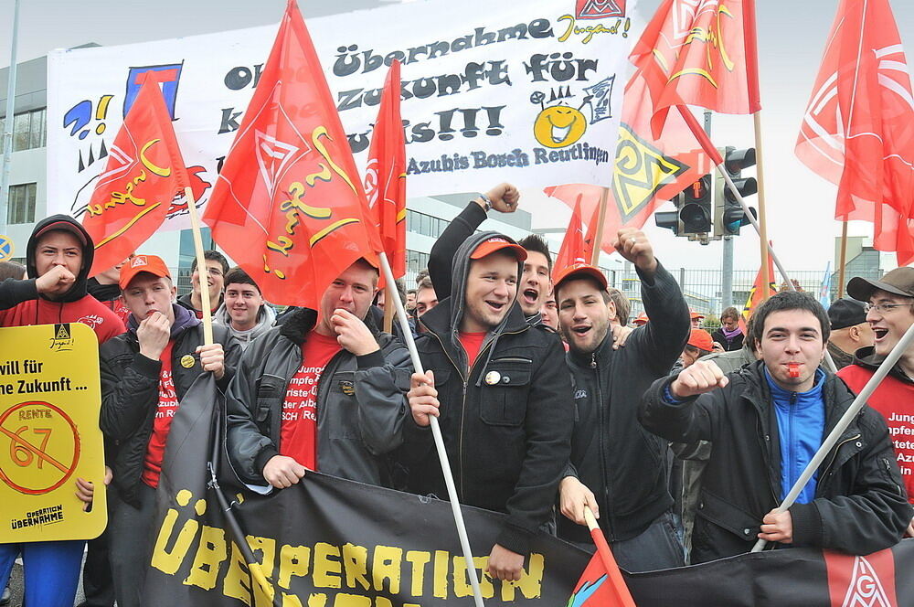 Protestaktion Bosch Reutlingen Oktober 2010