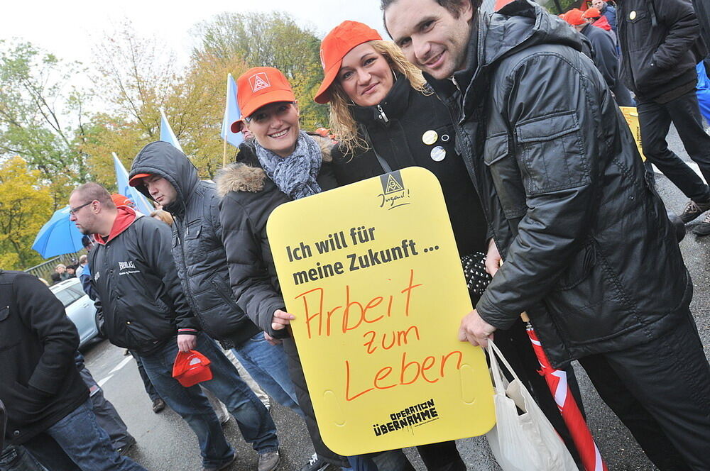 Protestaktion Bosch Reutlingen Oktober 2010