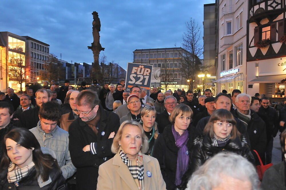 Wir für Stuttgart 21 Reutlingen Oktober 2010