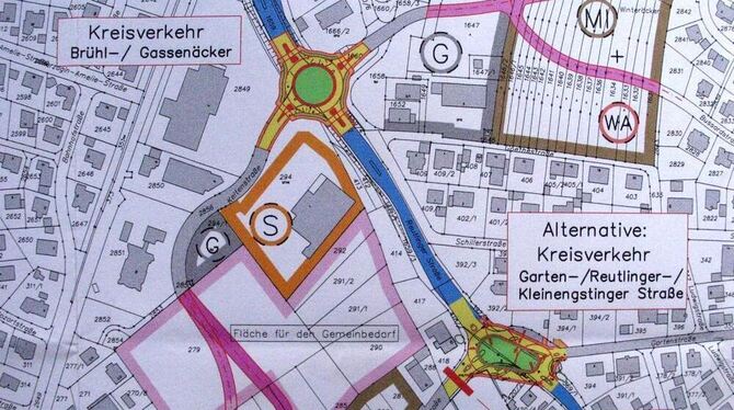 Das »Engstinger Ei« hat keine Chance, ein Kreisverkehr an der Aldi-Kreuzung dagegen schon. Hier sollen neue Verbindungsstraßen n