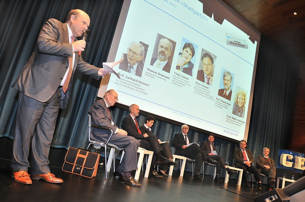 GEA Podiumsdiskussion Stuttgart 21