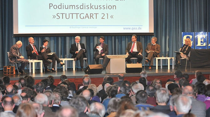 GEA Podiumsdiskussion Stuttgart 21