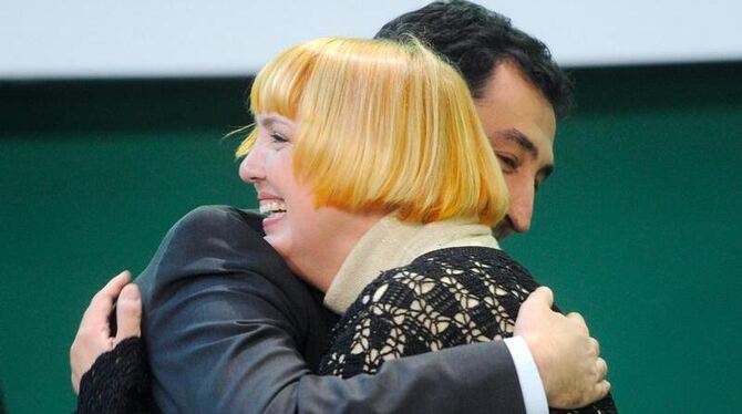 Wiedergewählt: Claudia Roth und Cem Özdemir.