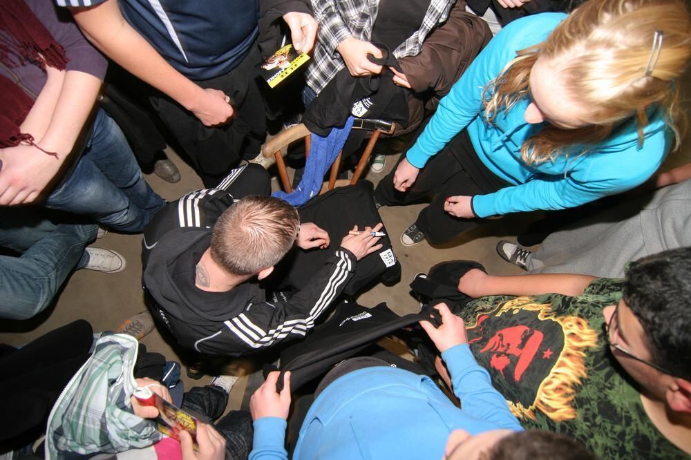 Zeitung macht Schule Boxtraining mit Björn Blaschke