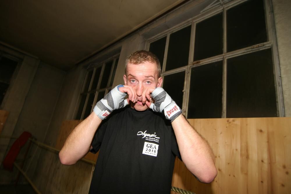 Zeitung macht Schule Boxtraining mit Björn Blaschke