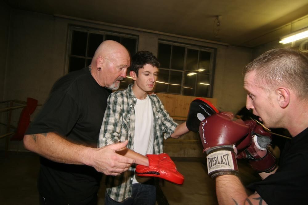 Zeitung macht Schule Boxtraining mit Björn Blaschke