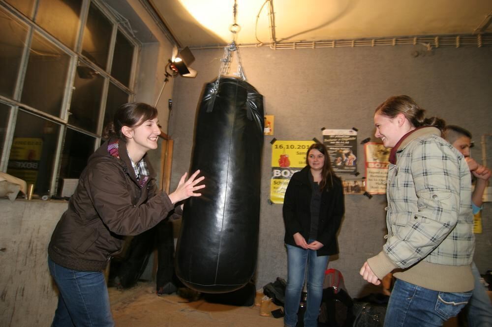 Zeitung macht Schule Boxtraining mit Björn Blaschke