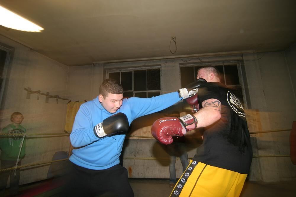 Zeitung macht Schule Boxtraining mit Björn Blaschke