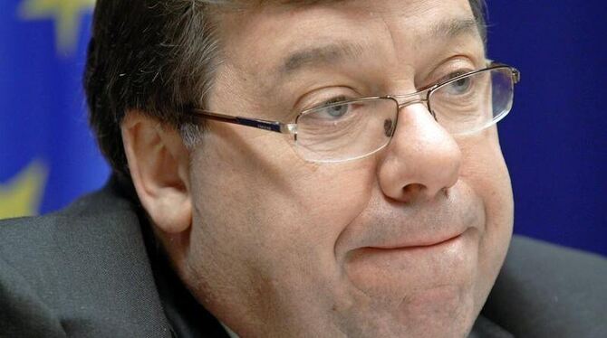 Irlands Ministerpräsident Brian Cowen ist wegen der Krise des Landes schwer unter Druck geraten.