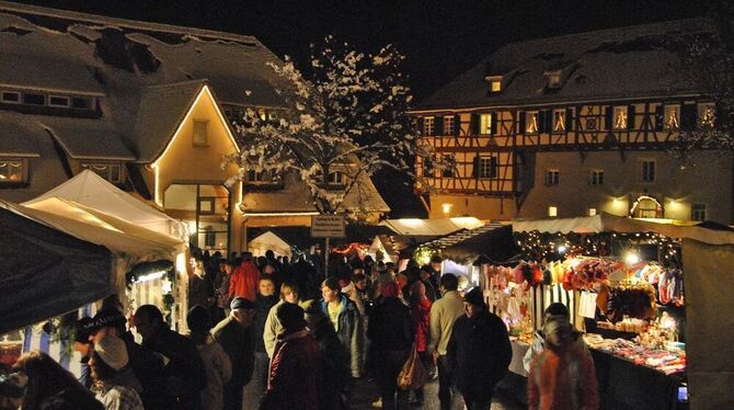 Gomaringer Weihnachtsmarkt am 27.11.2010 Foto: Meyer