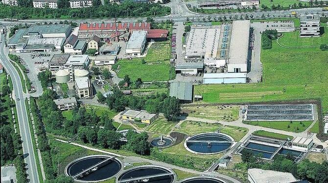 Das Klärwerk an der Römerstraße in Pfullingen. GEA-ARCHIV-FOTO: GÖTZELMANN