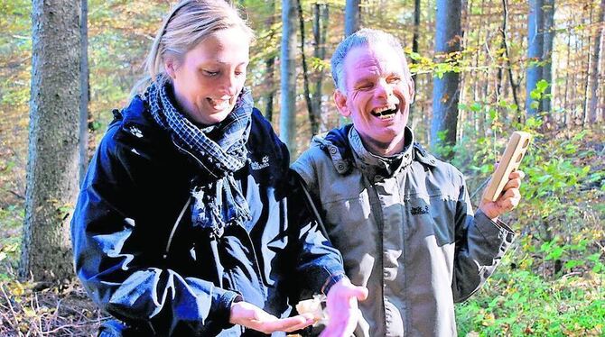 Torsten Müller genießt den täglichen Spaziergang mit seiner Assistentin. Wenn er den Wind spürt, würde er am liebsten fliegen. D