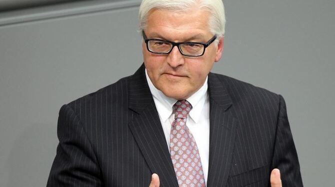 SPD-Fraktionschef Frank-Walter Steinmeier. (Archivbild)