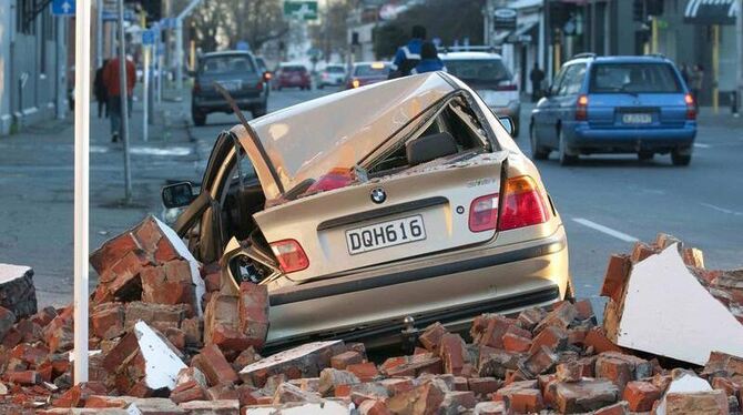 Bereits Anfang September war Christchurch von einem Erdbeben heimgesucht worden. (Archivbild)