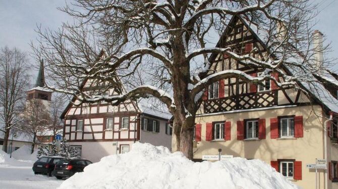 Der Klosterhof spiegelt Bernlocher Ortsgeschichte wider: die Zugehörigkeit des Dorfes zum Kloster Weißenau. FOTO: LEUSCHKE