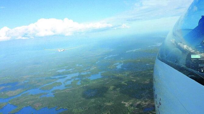 Für Bodenhocker nicht erreichbar: Blick über Schwedens Seen und Wälder.  FOTO: PR