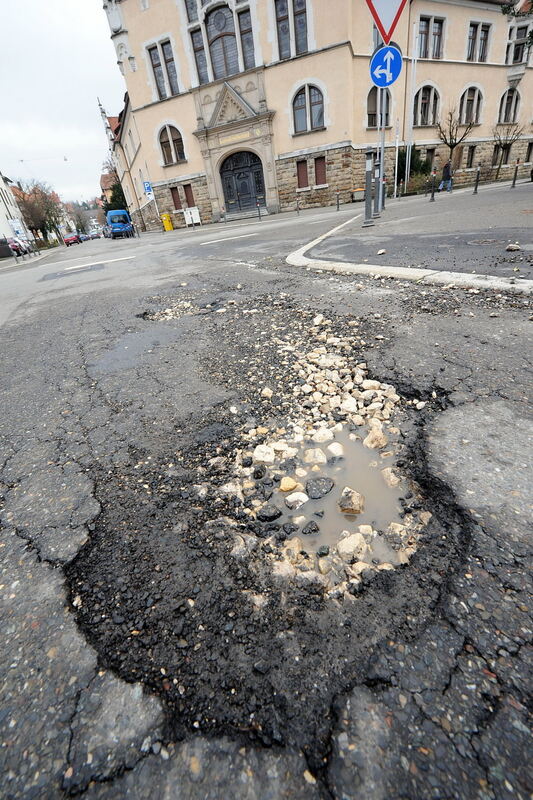 Schlaglöcher in Reutlingen